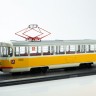 1:43 Трамвай Tatra-T3SU, белый / желтый