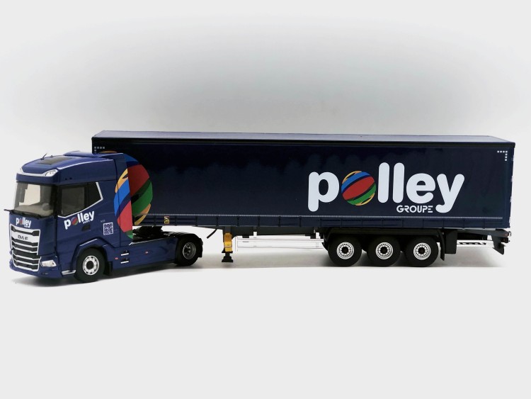 1:43 DAF XG 530 с полуприцепом "POLLEY GROUPE" 2022 