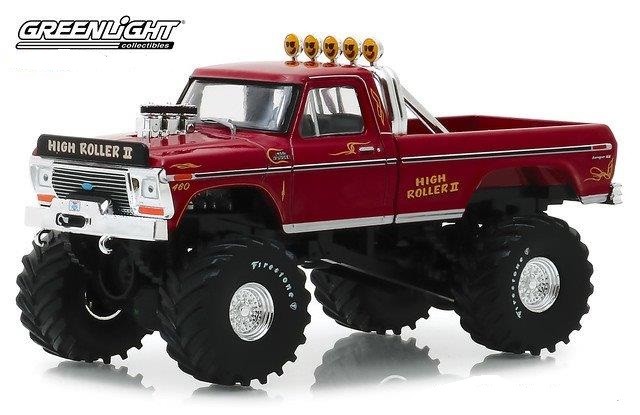 1:43 FORD F-250 Monster Truck Bigfoot "High Roller" 1979 Red
