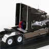 1:43 седельный тягач FORD Aeromax 1990 Black/Silver 