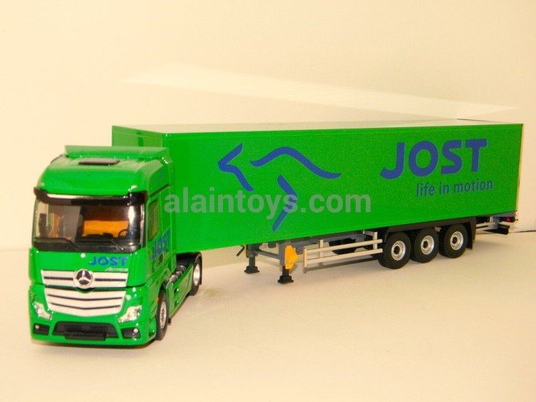 1:43 MERCEDES-BENZ Actros 5 c полуприцепом "JOST" 2023 