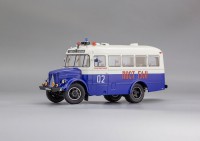 1:43 Автобус Курганского завода тип «651А», «Пост ГАИ» Липецкая обл. - 1977 г.