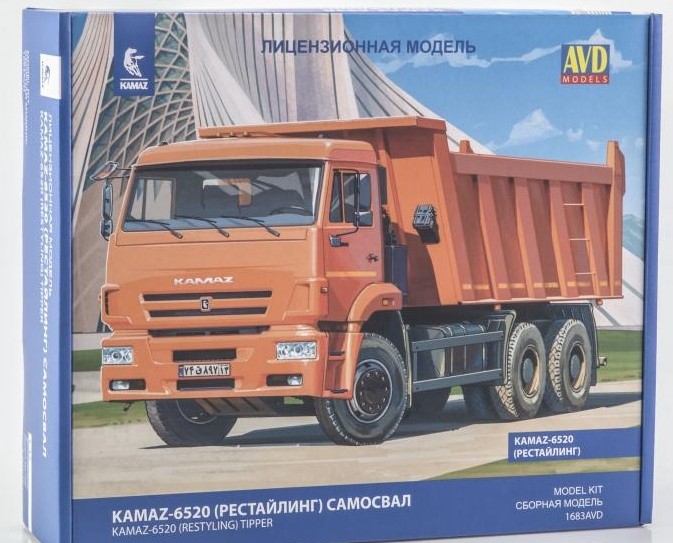 1:43 Сборная модель КАМский-6520 (рестайлинг)