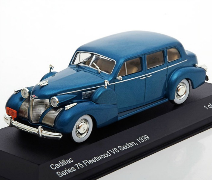 1:43 CADILLAC Series 75 Fleetwood V8 Sedan 1939 Metallic Turquois