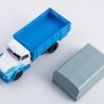 1:43 Csepel D-450, голубой / белый