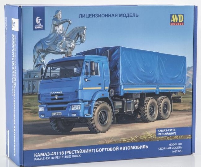 1:43 Сборная модель КАМский-43118 (рестайлинг)