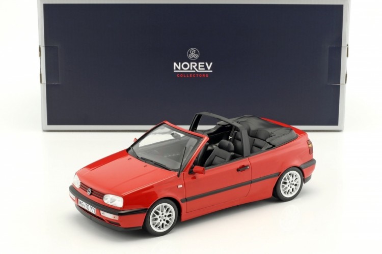 1:18 VW Golf III Cabriolet 1995 Red