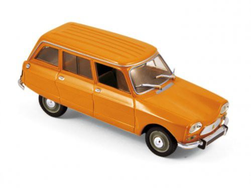 Citroën Ami 8 Break 1975 – Orange Ténéré – Miniature NOREV 1/18 (neuf)
