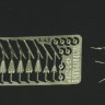 1:43 Фототравление 4 пары дворников для моделей ДТ-75, 175, Уральский-375, 377, 4320