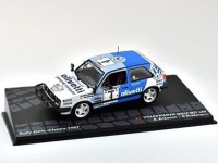 1:43 VW Golf GTI 16V #4 K.Eriksson/P.Diekmann победитель Rally Côte D'ivoire 1987 