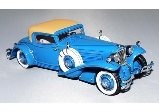 1:43 Cord L-29 Coupe 1929 by Hayes for Count Alexis de Sakhnoffsky chassis 2927005 (two-tone blue)