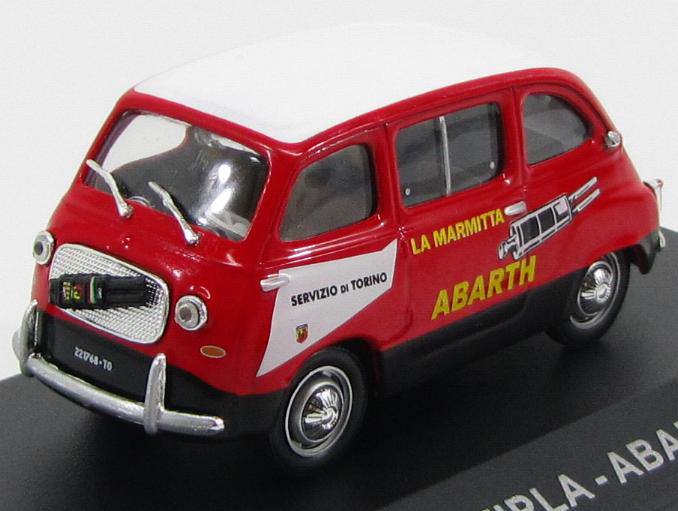 1:43 FIAT 750 MULTIPLA "ABARTH" 1960 Red/White