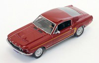 1:43 FORD MUSTANG GT390 Fastback 1968 Metallic Bordeaux