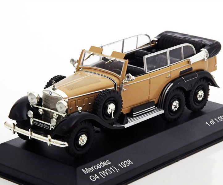 1:43 MERCEDES-BENZ G4 (W31) 1938 Dark Creme/Black