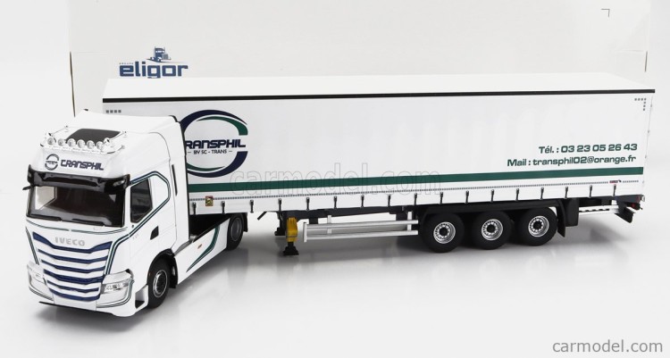 1:43 IVECO S-WAY S510 (с люстрой) с полуприцепом "TRANSPHIL" 2021 