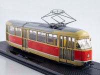 1:43 Трамвай Tatra-T1, желтый / красный