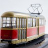 1:43 Трамвай Tatra-T1, желтый / красный