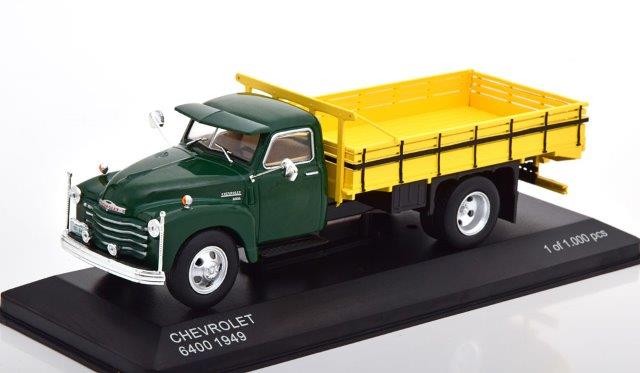 1:43 CHEVROLET 6400 (бортовой грузовик) 1949 Green/Yellow