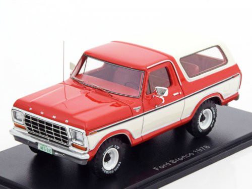 1:43 FORD Bronco 4x4 1978 Red/White