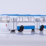 1:43 Ликинский автобус 677М городской (бело-голубой)