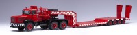 1:43 BERLIET TB 015 M3 6x4 с прицепом-тяжеловозом 1960 Red 