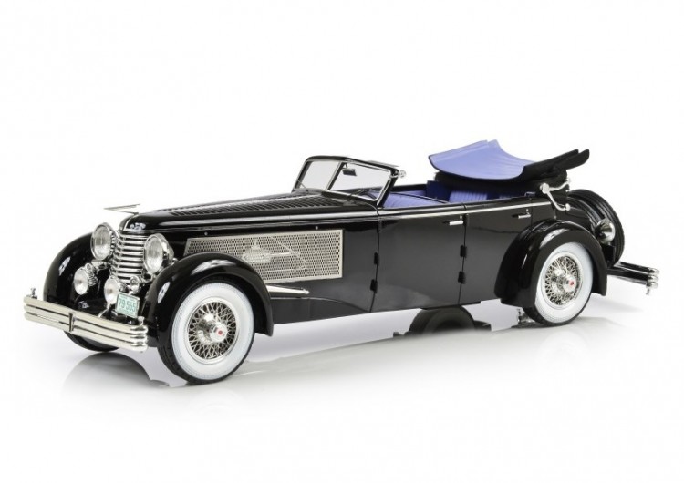 1:18 Duesenberg SJ Town Car Chassis 2405 by Rollson for Mr. Rudolf Bauer 1937 (с опущенными окнами)