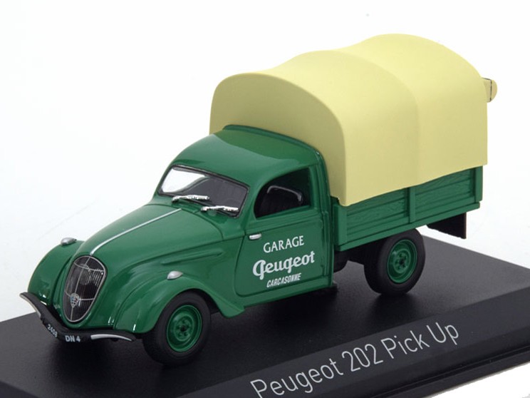 1:43 PEUGEOT 202 Pick-up "Garage Peugeot" 1947 Green/Creme