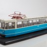 1:43 Трамвай ЛМ-68 (бело-голубой)