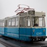 1:43 Трамвай ЛМ-68 (бело-голубой)