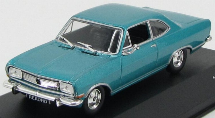 1:43 Opel Rekord B Coupe 1965 Metallic Turquoise