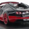 1:43 Bugatti Veyron 16.4 Grand Sport Vitesse (schwarz / rot)