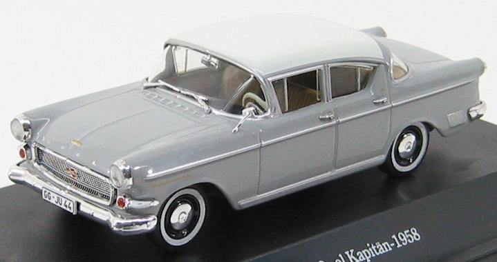 1:43 Opel Kapitän- 1958  Grey Como/Alabaster