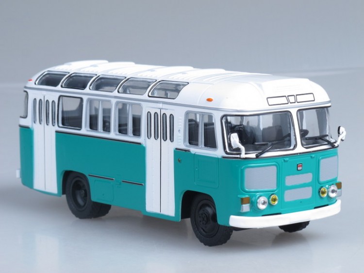 1:43 Павловский автобус 672М (бело-зелёный)