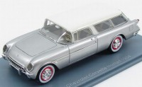 1:43 CHEVROLET Corvette C1 Nomad 1954 Silver/White