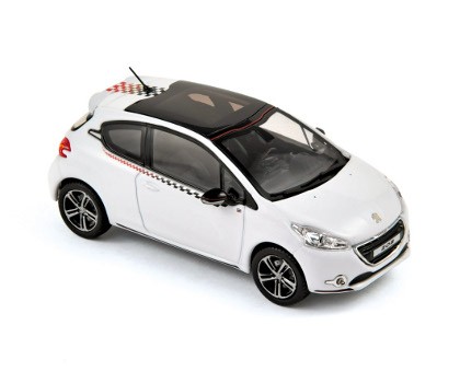 1:43 PEUGEOT 208 Ligne S (3-двери) 2012 White 