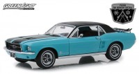 1:18 FORD Mustang Coupe "Ski Country Special" 1967 Winter Park Turquoise