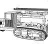 1:43 Сборная модель пожарная автоцистерна конструкции мастерских Московской пожарной охраны 1944 г.