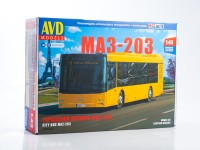 1:43 Сборная модель Городской автобус МАЗ-203