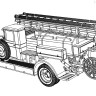 1:43 Сборная модель ПМЗ-2 пожарная автоцистерна 1936 г.