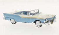 1:43 FORD Fairlane 500 Convertible 1957 Light Blue/White