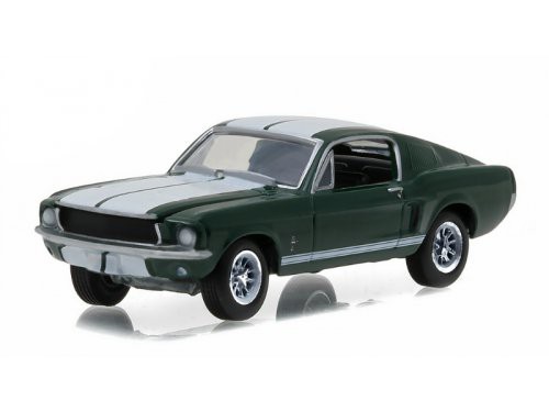 1:64 Ford Mustang 1967 Green with White Stripes