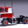 1:43 седельный тягач INTERNATIONAL Transtar COE 1965 Red/White 