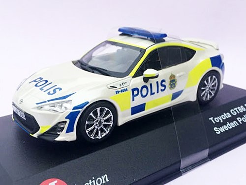 1:43 TOYOTA GT86 TRD "POLIS" (полиция Швеции) 2013
