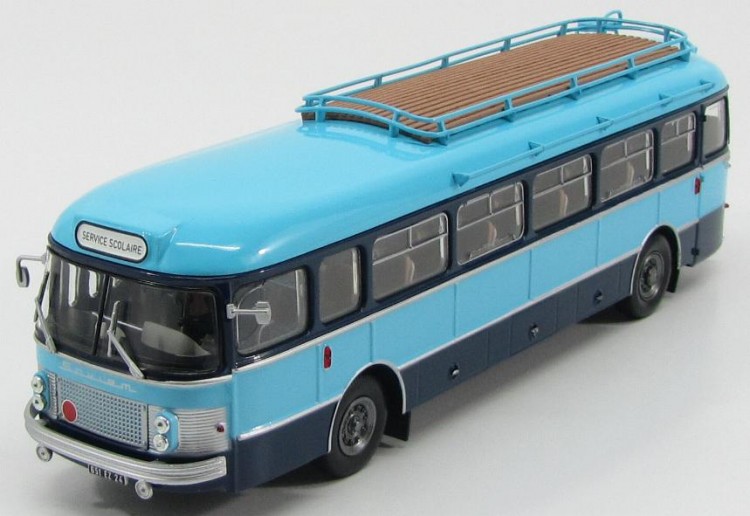 1:43 автобус SAVIEM SC1 "Service Scolaire" 1964 Light Blue/Blue