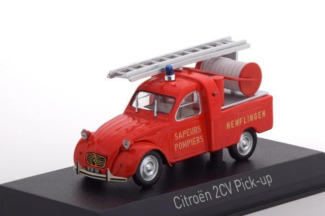 1:43 CITROEN 2CV Pick-Up with Ladder 'Pompiers' (пожарный) 1963