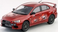 1:43 Mitsubishi Lancer Evolution X (тюнинг от Ralliart) (red metallic)