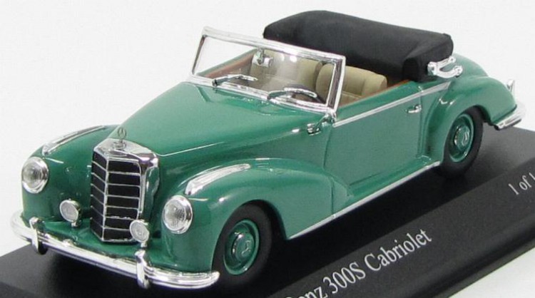 1:43 MERCEDES-BENZ 300S Cabriolet (W188) 1954 GREEN