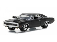 1:64 Dodge Charger with Blown Engine 1970 Black