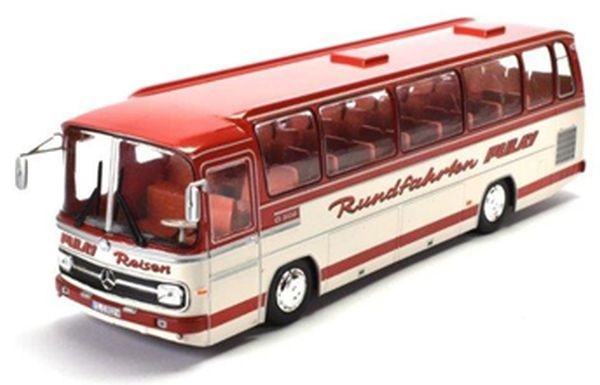 1:43 автобус MERCEDES-BENZ O302 "Pulay Reisen" GERMANY 1972 Red/White