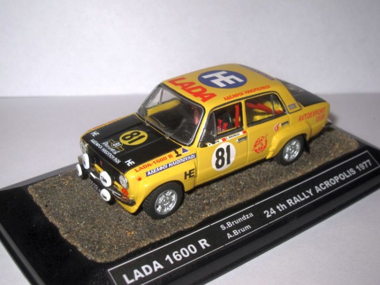 1:43 LADA 1600 R S. Brundza A. Brum 24th Rally Acropolis 1977